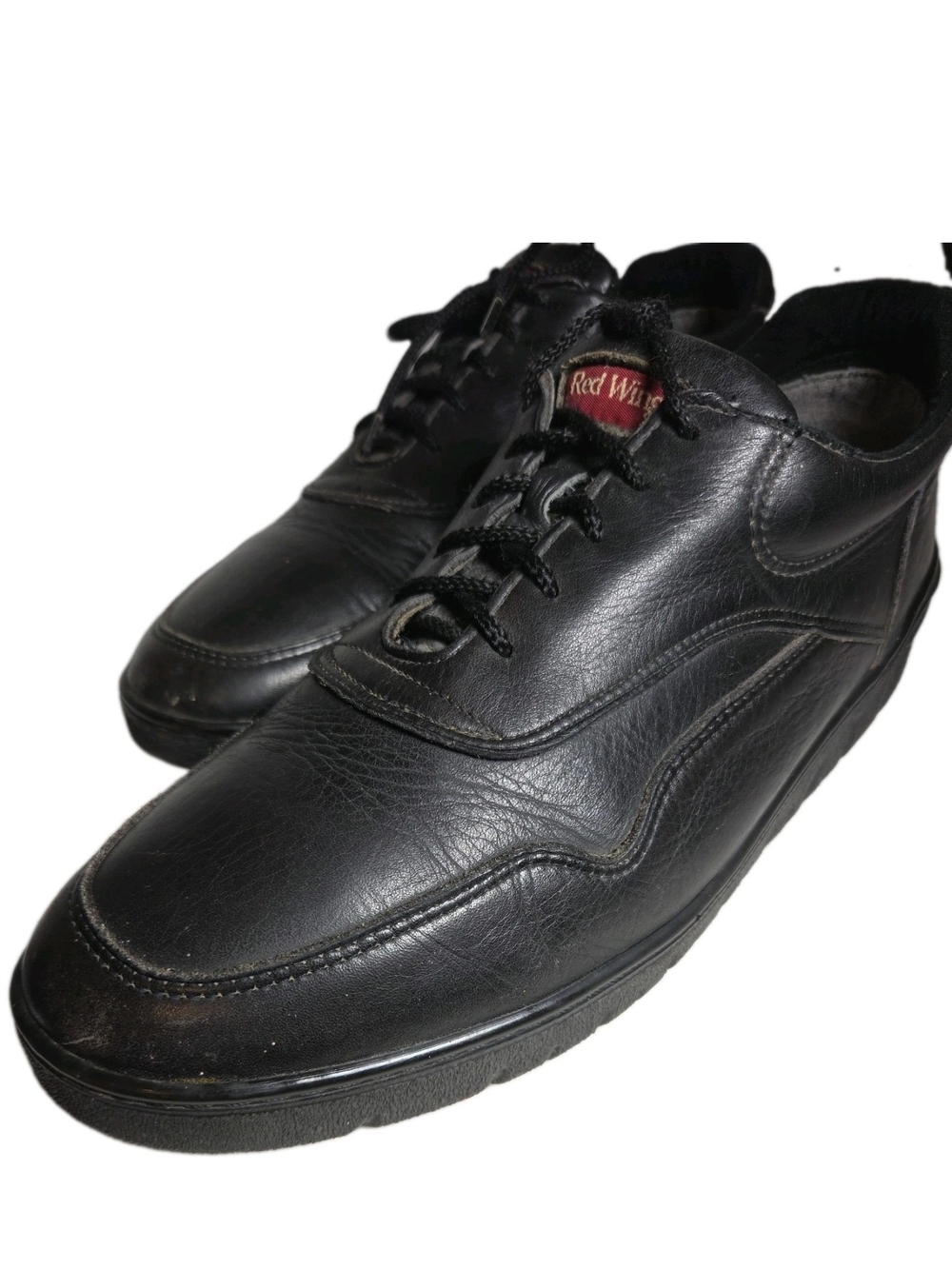 Red Wing Shoes Grip Tec Men Sz11M Black Leather LaceUp Round Toe Work Casual[5C